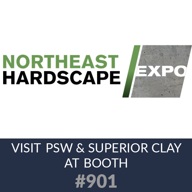 psw and superior clay at the northeast hardscape